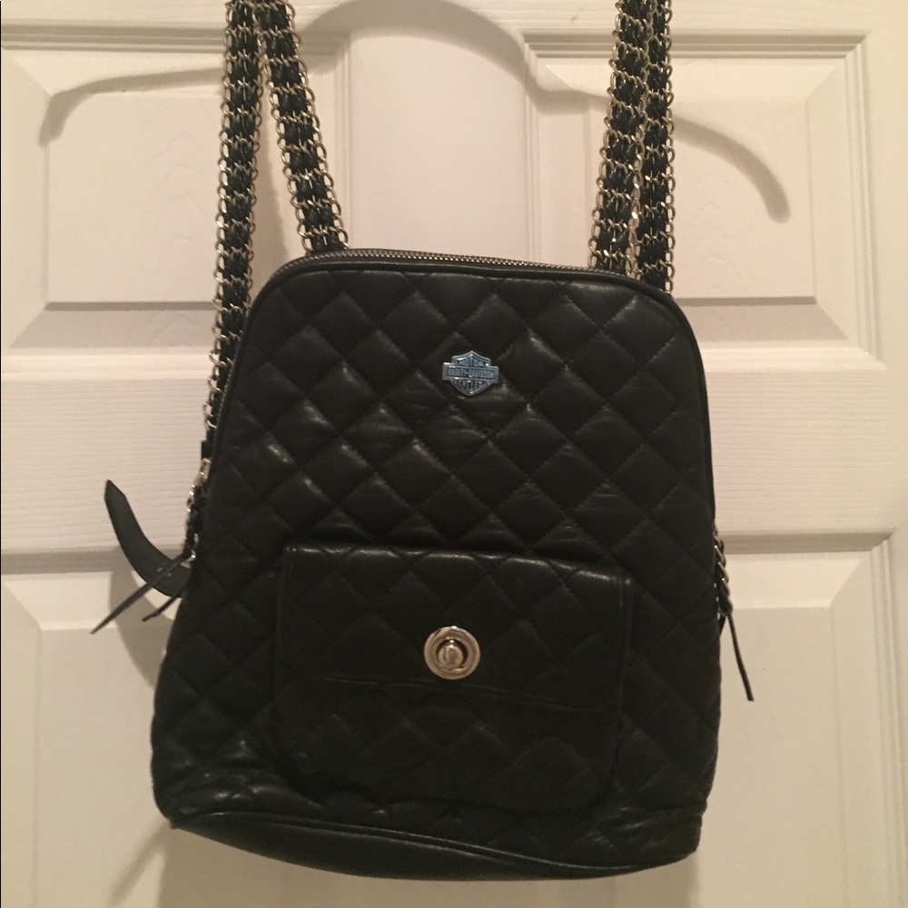 Harley Davidson Backpack and matching makeup Case